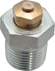 LDI Industries - 3/8-18 Thread, 1 to 5 psi Relief Pressure, Steel, Relief Vent - 1-3/16" High, 19.05mm Hex Flats Diam - Industrial Tool & Supply