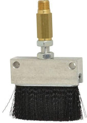 LDI Industries - 2-1/4" Long Brush, 2-1/4" Width/Diam, PTF Thread Oil Reservoir Lubrication Brushes - 1-5/32" Bristle Length, 250°F, 2-3/8" Length Under Mounting Thread, Straight Shank - Industrial Tool & Supply