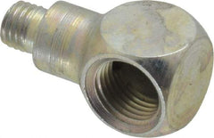 Alemite - 90° Head Angle, Grease Fitting Adapter - 1-1/32" Overall Height, 7/32" Shank Length - Industrial Tool & Supply