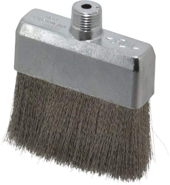 Trico - 2" Width/Diam, NPT Thread Oil Reservoir Lubrication Brushes - 160°F, 2-5/16" Length Under Mounting Thread, Straight Shank - Industrial Tool & Supply