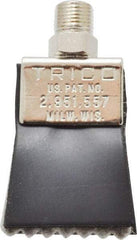 Trico - 1-1/4" Long Brush, 1-1/4" Width/Diam, NPT Thread Oil Reservoir Lubrication Brushes - 200°F, 2-5/16" Length Under Mounting Thread, Straight Shank - Industrial Tool & Supply