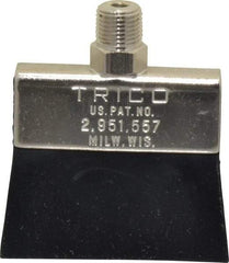 Trico - 2" Long Brush, 2" Width/Diam, NPT Thread Oil Reservoir Lubrication Brushes - 200°F, 2-5/16" Length Under Mounting Thread, Straight Shank - Industrial Tool & Supply