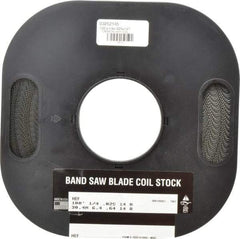 M.K. MORSE - 1/4" x 100' x 0.025" Carbon Steel Band Saw Blade Coil Stock - 14 TPI, Toothed Edge, Raker Set, Flexible Back, Constant Pitch, - Industrial Tool & Supply