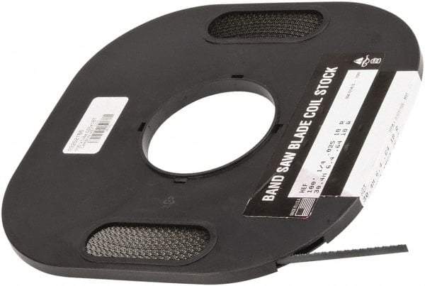 M.K. MORSE - 1/4" x 100' x 0.025" Carbon Steel Band Saw Blade Coil Stock - 18 TPI, Toothed Edge, Raker Set, Flexible Back, Constant Pitch, - Industrial Tool & Supply