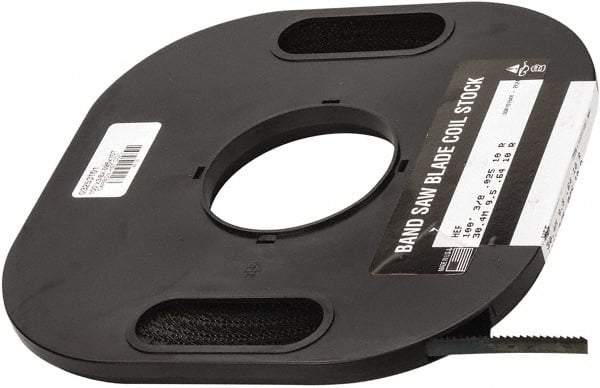 M.K. MORSE - 3/8" x 100' x 0.025" Carbon Steel Band Saw Blade Coil Stock - 10 TPI, Toothed Edge, Raker Set, Flexible Back, Constant Pitch, - Industrial Tool & Supply