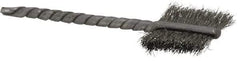 Osborn - 1/2" Diam Flat Steel Tube Brush - 0.003" Filament Diam, 9/16" Brush Length, 2-1/8" OAL, 3/32" Diam Shank - Industrial Tool & Supply