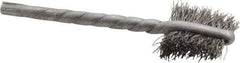 Osborn - 5/8" Diam Flat Steel Tube Brush - 0.008" Filament Diam, 5/8" Brush Length, 2-1/4" OAL, 1/8" Diam Shank - Industrial Tool & Supply