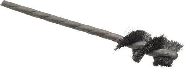 Osborn - 1/2" Diam Helical Steel Tube Brush - 0.005" Filament Diam, 1" Brush Length, 3-1/2" OAL, 1/8" Diam Shank - Industrial Tool & Supply