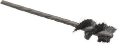 Osborn - 1/2" Diam Helical Steel Tube Brush - 0.005" Filament Diam, 1" Brush Length, 3-1/2" OAL, 1/8" Diam Shank - Industrial Tool & Supply