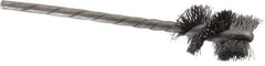 Osborn - 5/8" Diam Helical Steel Tube Brush - 0.008" Filament Diam, 1" Brush Length, 3-1/2" OAL, 1/8" Diam Shank - Industrial Tool & Supply