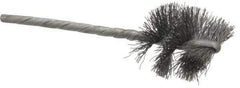 Osborn - 1" Diam Helical Steel Tube Brush - 0.008" Filament Diam, 1" Brush Length, 3-1/2" OAL, 1/8" Diam Shank - Industrial Tool & Supply