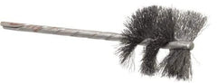 Osborn - 1-1/8" Diam Helical Steel Tube Brush - 0.005" Filament Diam, 1" Brush Length, 3-1/2" OAL, 1/8" Diam Shank - Industrial Tool & Supply