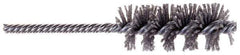 Osborn - 1-1/4" Long x 1-19/64" Diam Steel Tube End Fitting Brush - 6-3/8" OAL, 0.0104" Wire Diam - Industrial Tool & Supply
