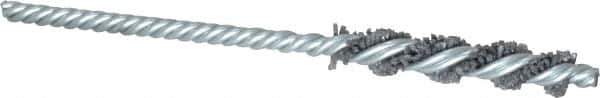 Osborn - 3/8" Diam Helical Nylon Tube Brush - 2" Brush Length, 5" OAL, 0.187" Diam Shank - Industrial Tool & Supply