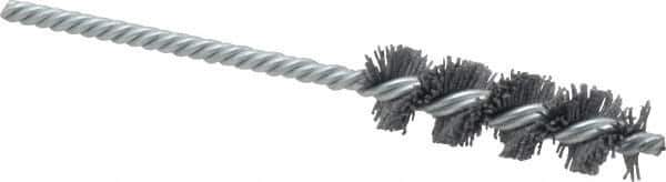 Osborn - 5/8" Diam Helical Nylon Tube Brush - 2" Brush Length, 5" OAL, 0.208" Diam Shank - Industrial Tool & Supply