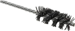 Osborn - 1" Diam Helical Nylon Tube Brush - 2-1/2" Brush Length, 5-1/2" OAL, 1/4" Diam Shank - Industrial Tool & Supply