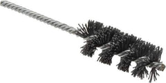 Osborn - 1" Diam Helical Nylon Tube Brush - 2-1/2" Brush Length, 5-1/2" OAL, 0.208" Diam Shank - Industrial Tool & Supply