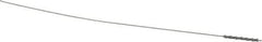 Osborn - 0.05" Diam Helical Nylon Tube Brush - 1/2" Brush Length, 4" OAL, 0.023" Diam Shank - Industrial Tool & Supply