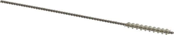 Osborn - 0.075" Diam Helical Nylon Tube Brush - 3/4" Brush Length, 4" OAL, 0.031" Diam Shank - Industrial Tool & Supply