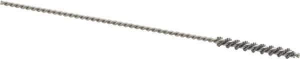 Osborn - 0.135" Diam Helical Nylon Tube Brush - 1" Brush Length, 4" OAL, 0.067" Diam Shank - Industrial Tool & Supply