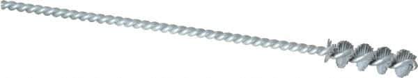 Osborn - 0.325" Diam Helical Nylon Tube Brush - 1" Brush Length, 5" OAL, 0.119" Diam Shank - Industrial Tool & Supply