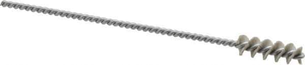 Osborn - 0.325" Diam Helical Nylon Tube Brush - 1" Brush Length, 5" OAL, 0.119" Diam Shank - Industrial Tool & Supply