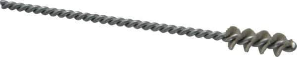 Osborn - 0.385" Diam Helical Nylon Tube Brush - 1" Brush Length, 5" OAL, 0.152" Diam Shank - Industrial Tool & Supply