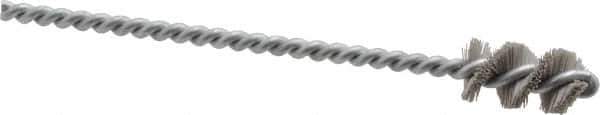 Osborn - 0.515" Diam Helical Nylon Tube Brush - 1" Brush Length, 5" OAL, 0.169" Diam Shank - Industrial Tool & Supply