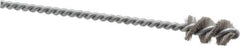 Osborn - 0.515" Diam Helical Nylon Tube Brush - 1" Brush Length, 5" OAL, 0.169" Diam Shank - Industrial Tool & Supply