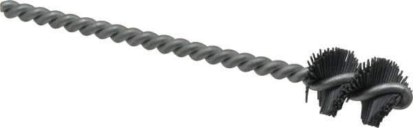 Osborn - 0.765" Diam Helical Nylon Tube Brush - 1" Brush Length, 5" OAL, 0.228" Diam Shank - Industrial Tool & Supply