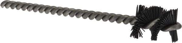 Osborn - 0.765" Diam Helical Nylon Tube Brush - 1" Brush Length, 5" OAL, 0.228" Diam Shank - Industrial Tool & Supply