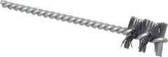 Osborn - 0.89" Diam Helical Nylon Tube Brush - 1" Brush Length, 5" OAL, 0.228" Diam Shank - Industrial Tool & Supply