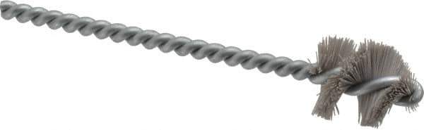 Osborn - 0.89" Diam Helical Nylon Tube Brush - 1" Brush Length, 5" OAL, 0.228" Diam Shank - Industrial Tool & Supply