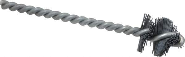 Osborn - 1.015" Diam Helical Nylon Tube Brush - 1" Brush Length, 5" OAL, 1/4" Diam Shank - Industrial Tool & Supply