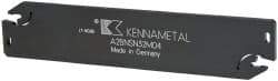 Kennametal - 1.2598" Blade Height, 0.1339" Blade Width, 5.9055" OAL, Neutral Cut, Double End Indexable Cut-Off Blade - 50mm Max Depth of Cut, A2BNSN Blade, A2 Cut-Off Series - Industrial Tool & Supply