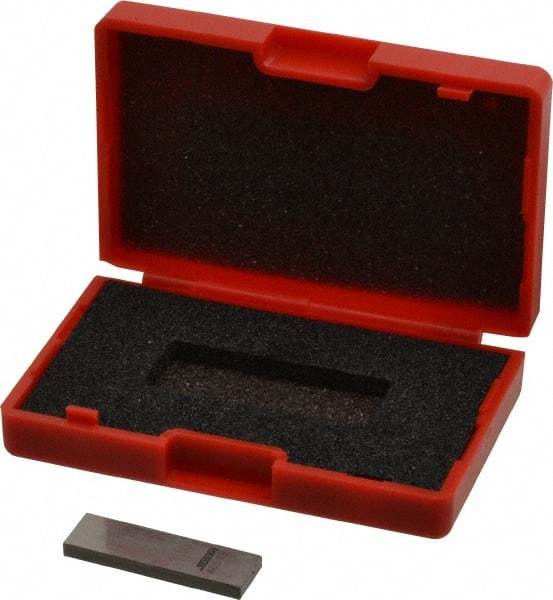 SPI - 0.1002" Rectangular Steel Gage Block - Accuracy Grade 0, Includes NIST Traceability Certification - Industrial Tool & Supply