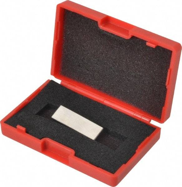 SPI - 0.106" Rectangular Steel Gage Block - Accuracy Grade 0, Includes NIST Traceability Certification - Industrial Tool & Supply