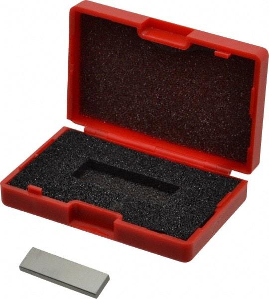 SPI - 0.118" Rectangular Steel Gage Block - Accuracy Grade 0, Includes NIST Traceability Certification - Industrial Tool & Supply