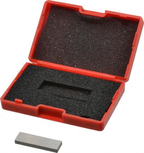 SPI - 0.121" Rectangular Steel Gage Block - Accuracy Grade 0, Includes NIST Traceability Certification - Industrial Tool & Supply