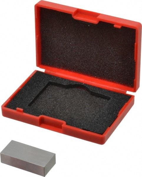 SPI - 0.65" Rectangular Steel Gage Block - Accuracy Grade 0, Includes NIST Traceability Certification - Industrial Tool & Supply