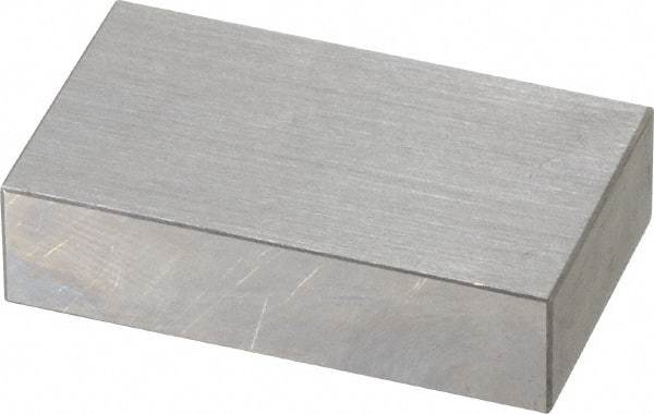 SPI - 0.8" Rectangular Steel Gage Block - Accuracy Grade 0, Includes NIST Traceability Certification - Industrial Tool & Supply
