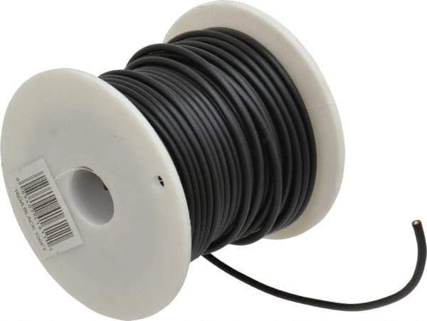Southwire - 16 Gauge Automotive Primary Wire - 100' Long, Black - Industrial Tool & Supply