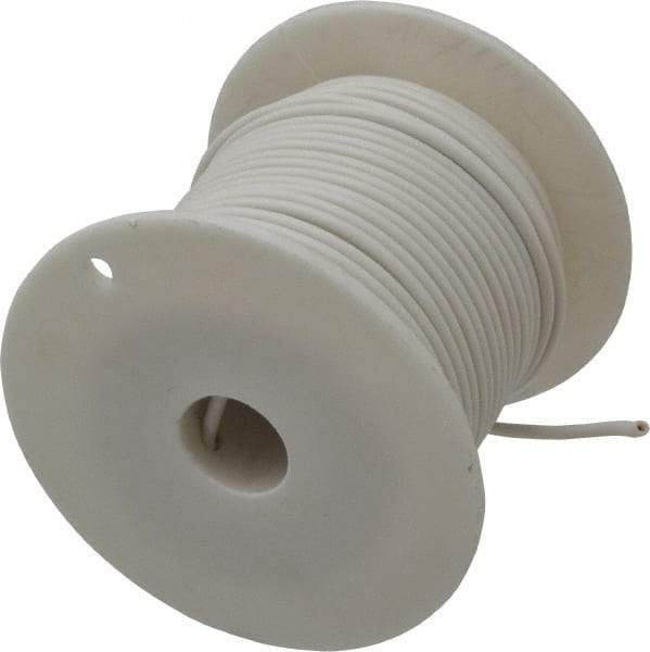 Southwire - 16 Gauge Automotive Primary Wire - 100' Long, White - Industrial Tool & Supply