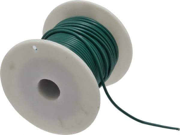 Southwire - 18 Gauge Automotive Primary Wire - 100' Long, Green - Industrial Tool & Supply