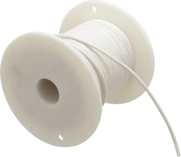 Southwire - 18 Gauge Automotive Primary Wire - 100' Long, White - Industrial Tool & Supply