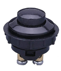 Gardner Bender - 12 Volt, 20 Amp, 1 Hole Diam, Euro Pushbutton Switch - Momentary On Sequence, 1 Switch, Black - Industrial Tool & Supply