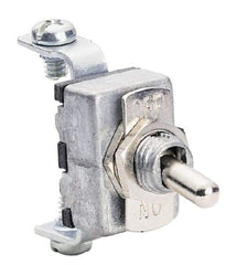 Gardner Bender - 2 Position, 12 Volt, 20 Amp, Brass Toggle Switch - On Off Sequence, 1 Switch, Black - Industrial Tool & Supply