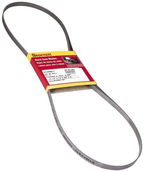 Starrett - 4' 5-3/4" Long x 0.02" Thick, 10 to 14 Teeth per Inch, Portable Band Saw Blade - Bi-Metal Blade, High Speed Steel Teeth, Toothed Edge - Industrial Tool & Supply