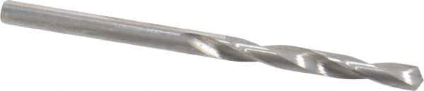 SGS - 5/32" 118° Solid Carbide Jobber Drill - Bright Finish, Right Hand Cut, Spiral Flute, Straight Shank, 2-1/2" OAL, Faceted Point - Industrial Tool & Supply