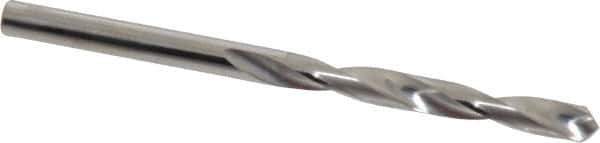 SGS - 11/64" 118° Solid Carbide Jobber Drill - Bright Finish, Right Hand Cut, Spiral Flute, Straight Shank, 2-3/4" OAL, Faceted Point - Industrial Tool & Supply
